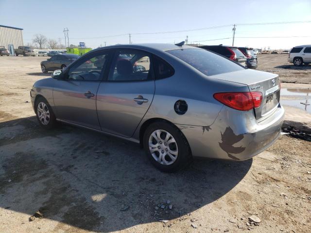 KMHDU4AD1AU139641 - 2010 HYUNDAI ELANTRA BLUE GRAY photo 2