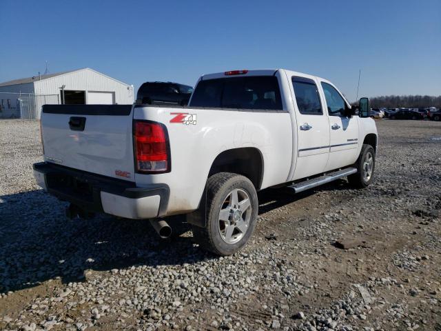 1GT125E87DF150765 - 2013 GMC SIERRA K2500 DENALI WHITE photo 3