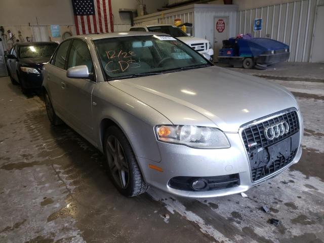 WAUDF78E68A034312 - 2008 AUDI A4 2.0T QUATTRO SILVER photo 1