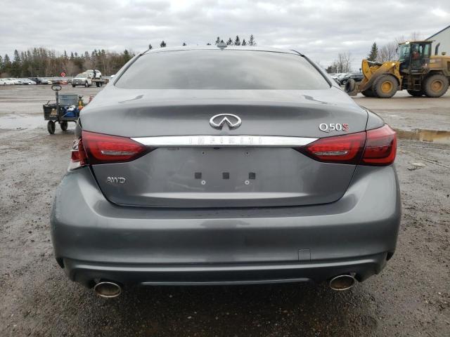 JN1EV7AR4JM442323 - 2018 INFINITI Q50 LUXE BLUE photo 6