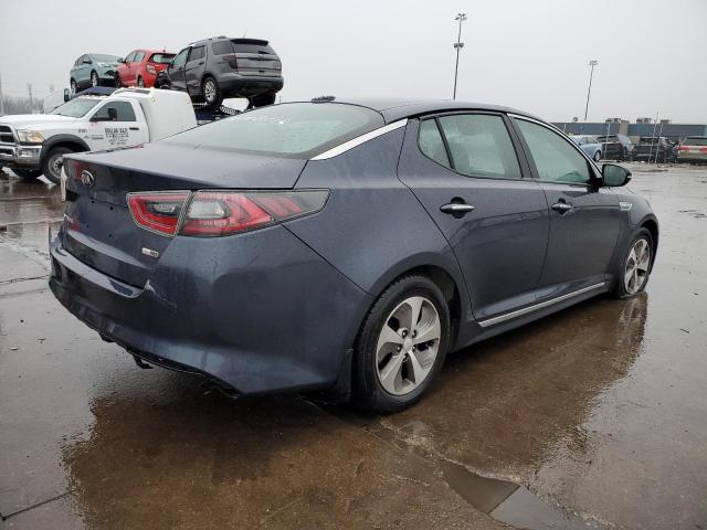 KNAGM4AD0F5077472 - 2015 KIA OPTIMA HYBRID BLUE photo 3