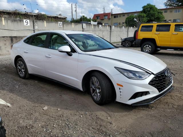 KMHL64JA8MA152646 - 2021 HYUNDAI SONATA SEL WHITE photo 4