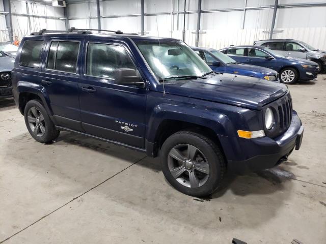 1C4NJRFB8DD280667 - 2013 JEEP PATRIOT LATITUDE BLUE photo 4