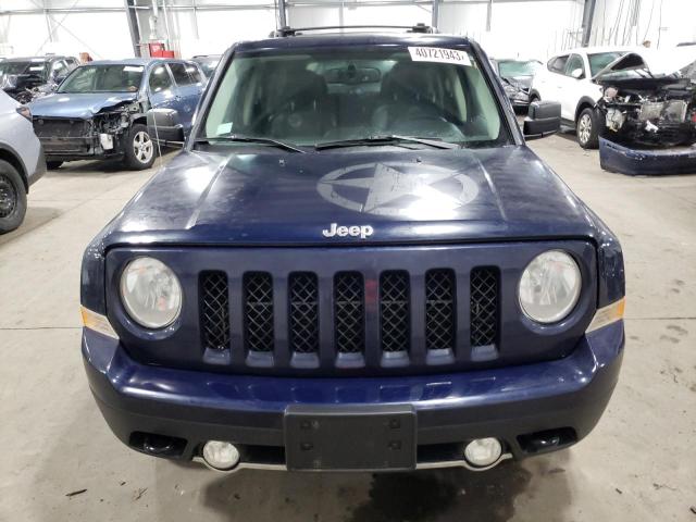 1C4NJRFB8DD280667 - 2013 JEEP PATRIOT LATITUDE BLUE photo 5