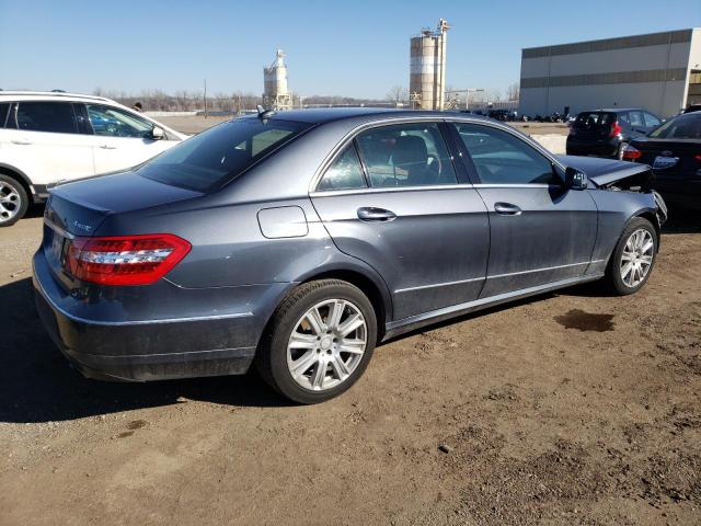 WDDHF8JB1DA738301 - 2013 MERCEDES-BENZ E 350 4MATIC BLUE photo 3