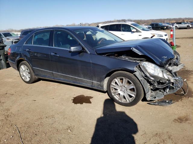 WDDHF8JB1DA738301 - 2013 MERCEDES-BENZ E 350 4MATIC BLUE photo 4