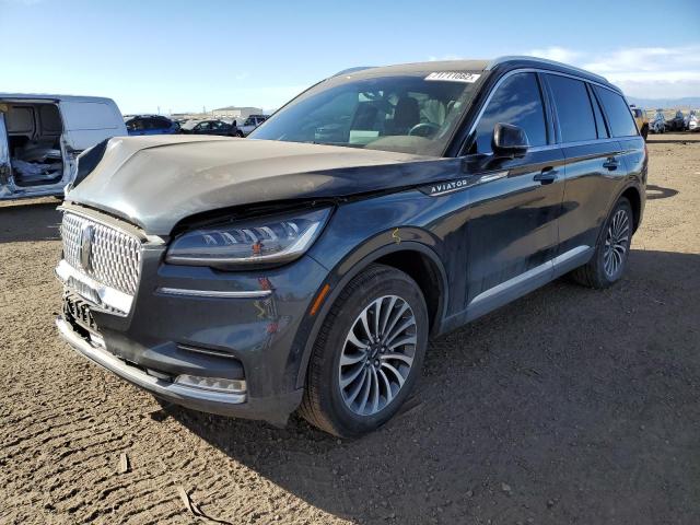 5LM5J7XC6MGL11966 - 2021 LINCOLN AVIATOR RESERVE BLUE photo 1