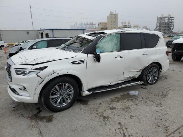 JN8AZ2AF9M9721027 - 2021 INFINITI QX80 LUXE WHITE photo 1