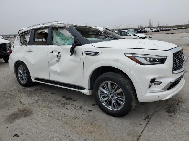 JN8AZ2AF9M9721027 - 2021 INFINITI QX80 LUXE WHITE photo 4