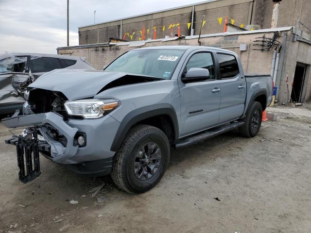 3TYCZ5ANXMT046016 - 2021 TOYOTA TACOMA DOUBLE CAB GRAY photo 1