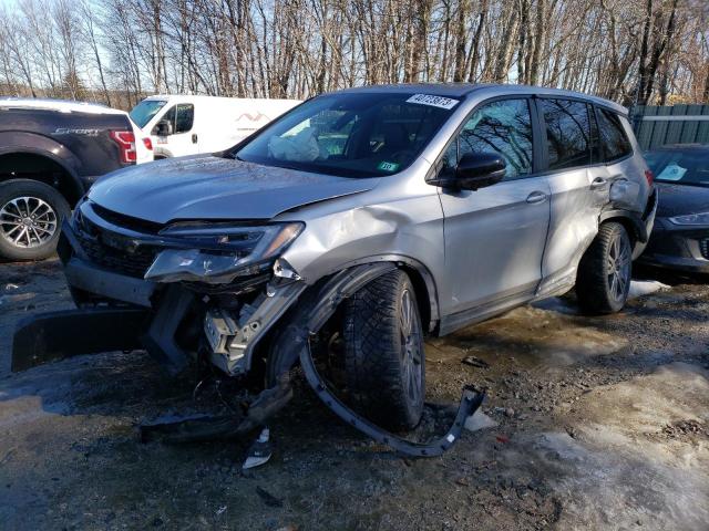 5FNYF8H52KB015622 - 2019 HONDA PASSPORT EXL فضي صورة 1