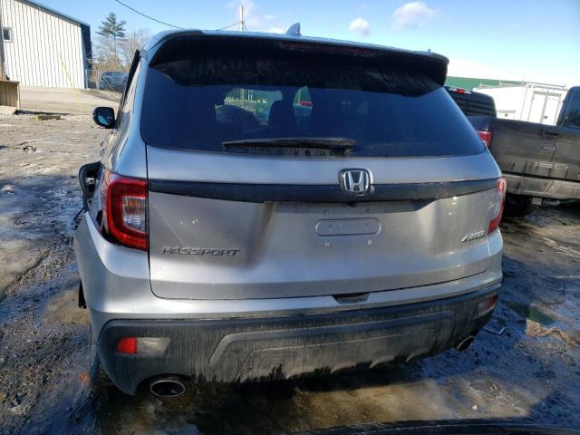 5FNYF8H52KB015622 - 2019 HONDA PASSPORT EXL فضي صورة 6