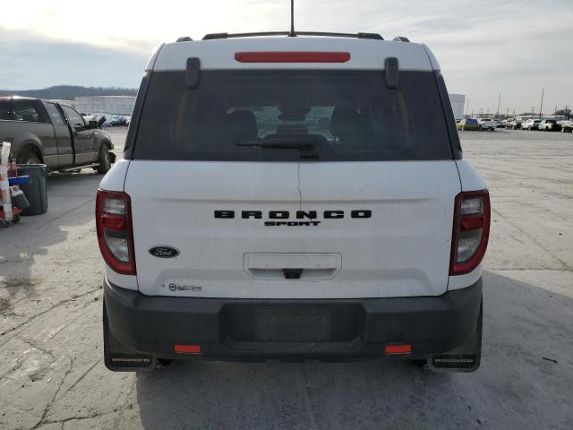 3FMCR9A6XNRD03669 - 2022 FORD BRONCO SPO WHITE photo 6