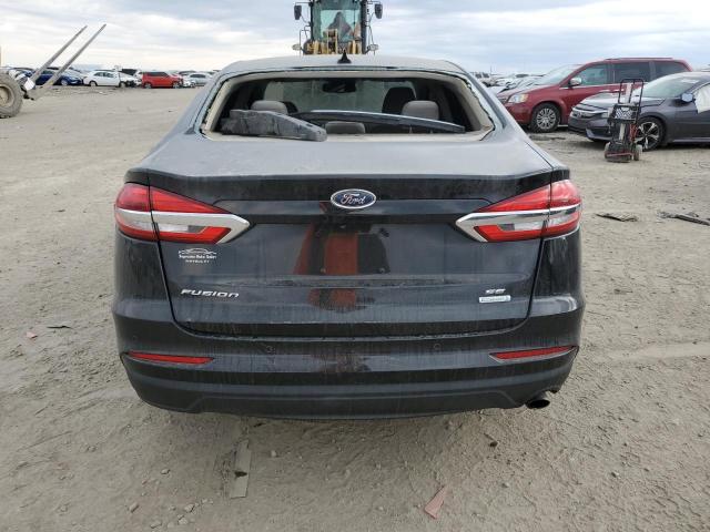 3FA6P0HD9KR128260 - 2019 FORD FUSION SE BLACK photo 6