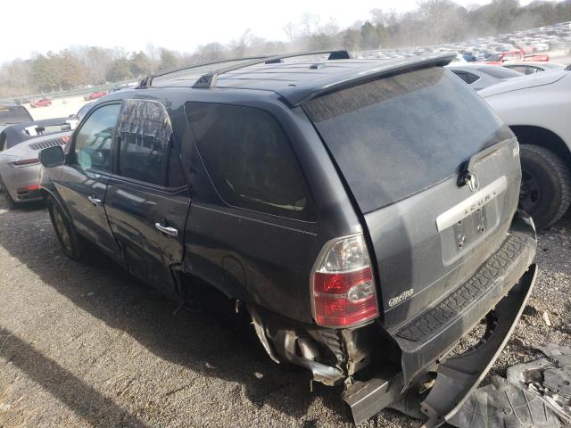 2HNYD18266H525078 - 2006 ACURA MDX GRAY photo 2