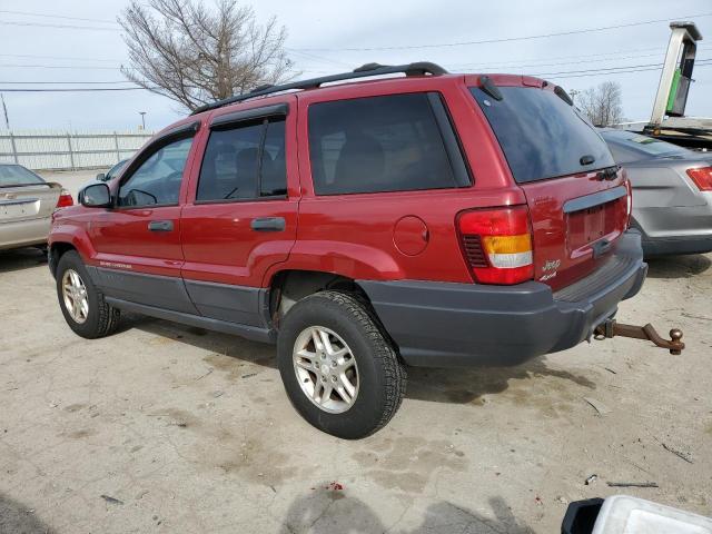 1J4GW48N14C393042 - 2004 JEEP GRAND CHER LAREDO RED photo 2