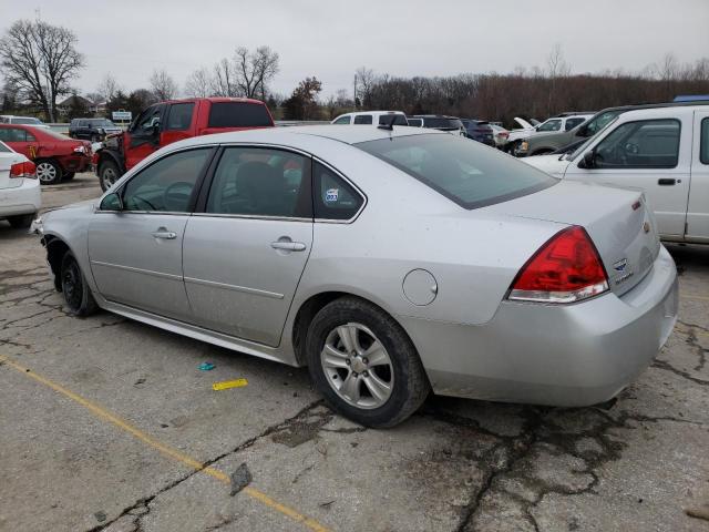 2G1WA5E3XE1128726 - 2014 CHEVROLET IMPALA LIM LS SILVER photo 2