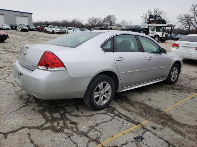 2G1WA5E3XE1128726 - 2014 CHEVROLET IMPALA LIM LS SILVER photo 3