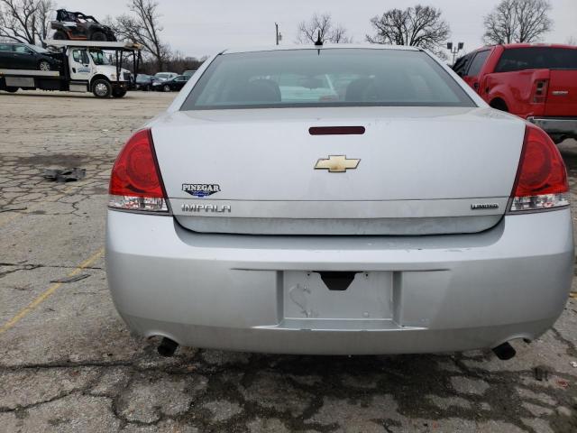 2G1WA5E3XE1128726 - 2014 CHEVROLET IMPALA LIM LS SILVER photo 6