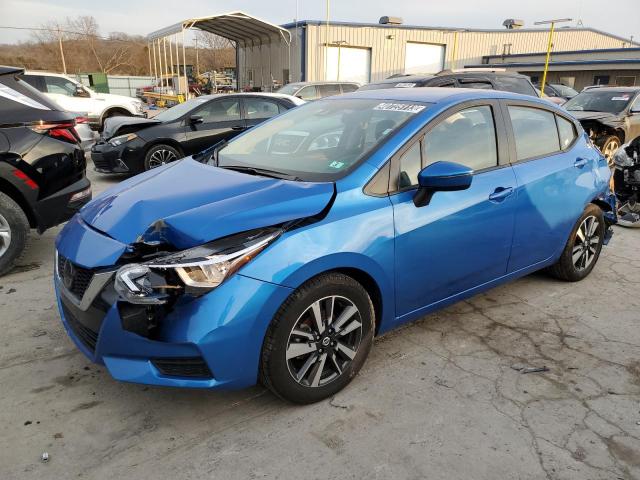 3N1CN8EV6ML854388 - 2021 NISSAN VERSA SV BLUE photo 1