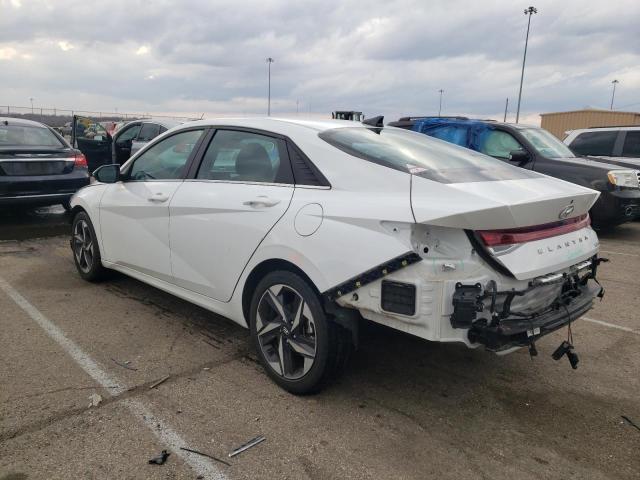 5NPLP4AG5NH069014 - 2022 HYUNDAI ELANTRA LIMITED WHITE photo 2