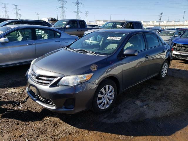 2T1BU4EE6DC962209 - 2013 TOYOTA COROLLA BASE GRAY photo 1