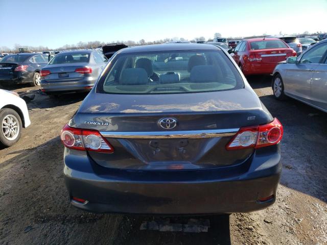 2T1BU4EE6DC962209 - 2013 TOYOTA COROLLA BASE GRAY photo 6