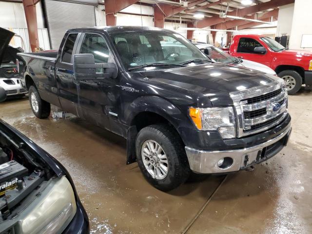 1FTVX1ET5EKD73136 - 2014 FORD F150 SUPER CAB BLACK photo 4