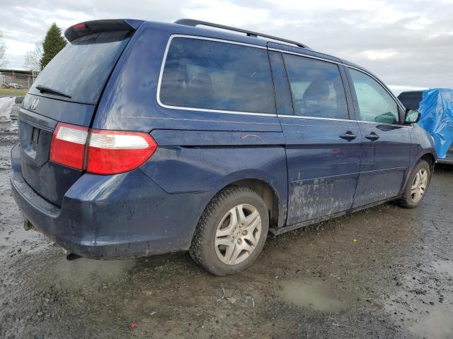 5FNRL38407B043675 - 2007 HONDA ODYSSEY EX BLUE photo 3