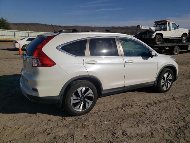 5J6RM4H90FL114734 - 2015 HONDA CR-V TOURING WHITE photo 3