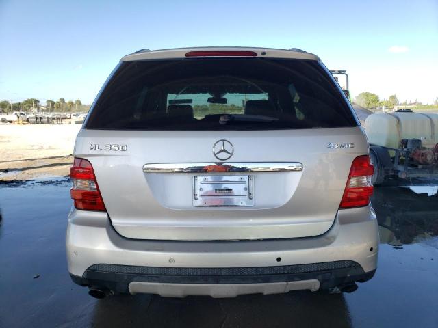 4JGBB86E57A169256 - 2007 MERCEDES-BENZ ML 350 SILVER photo 6