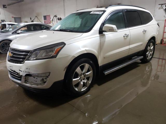 1GNKVLKD0DJ202839 - 2013 CHEVROLET TRAVERSE LTZ WHITE photo 1