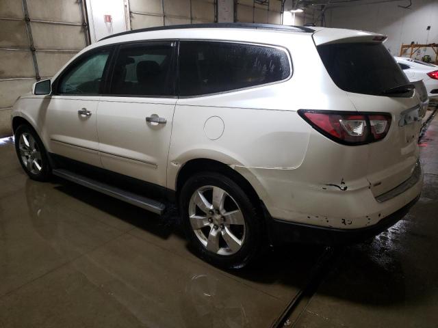 1GNKVLKD0DJ202839 - 2013 CHEVROLET TRAVERSE LTZ WHITE photo 2