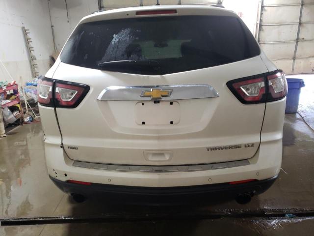 1GNKVLKD0DJ202839 - 2013 CHEVROLET TRAVERSE LTZ WHITE photo 6