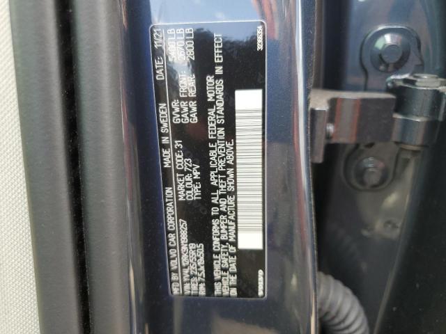 YV4L12RK9N1988257 - 2022 VOLVO XC60 B5 MOMENTUM BLUE photo 13