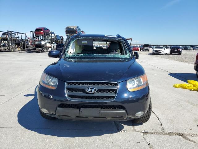 5NMSH13E08H215274 - 2008 HYUNDAI SANTA FE SE BLUE photo 5