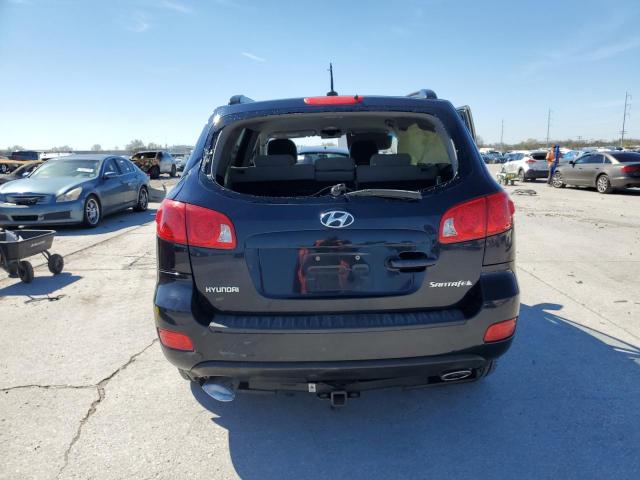 5NMSH13E08H215274 - 2008 HYUNDAI SANTA FE SE BLUE photo 6