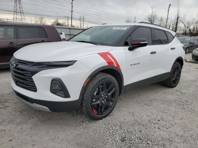 3GNKBHR41MS581831 - 2021 CHEVROLET BLAZER 2LT WHITE photo 1