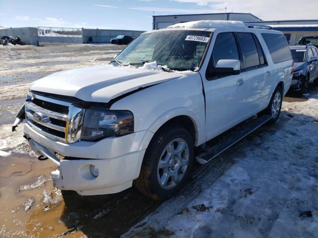 1FMJK2A59EEF32423 - 2014 FORD EXPEDITION EL LIMITED WHITE photo 1