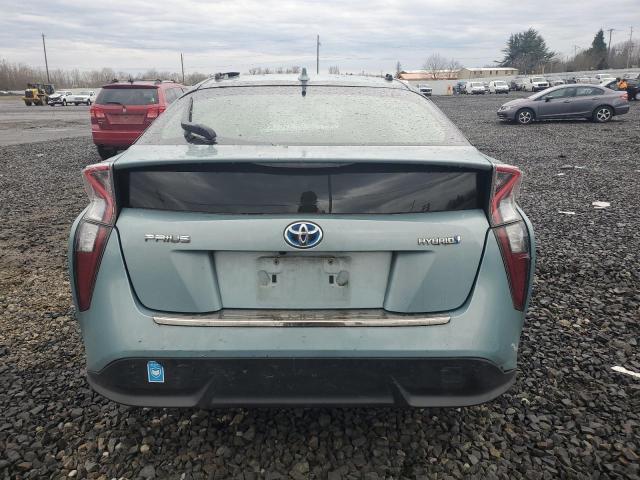 JTDKARFU1H3029702 - 2017 TOYOTA PRIUS TURQUOISE photo 6