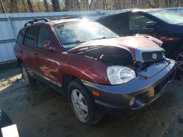 KM8SC73D94U778010 - 2004 HYUNDAI SANTA FE GLS MAROON photo 1