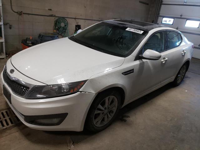 5XXGN4A72CG088734 - 2012 KIA OPTIMA EX WHITE photo 1