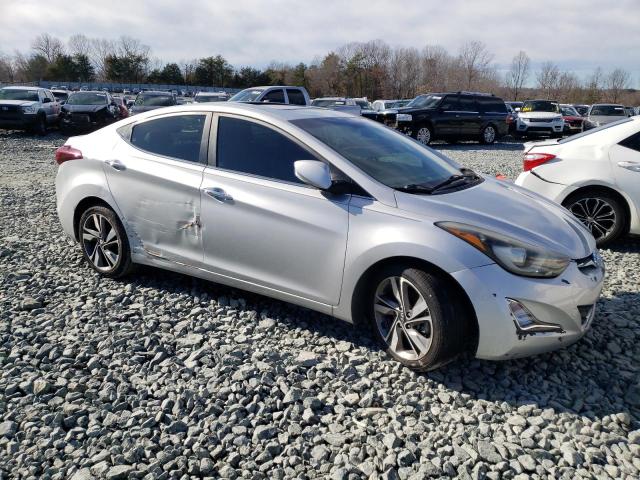 KMHDH4AE6EU203756 - 2014 HYUNDAI ELANTRA SE SILVER photo 4