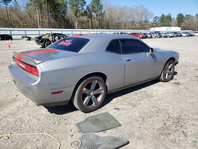 2C3CDYAG8EH299563 - 2014 DODGE CHALLENGER SXT SILVER photo 3