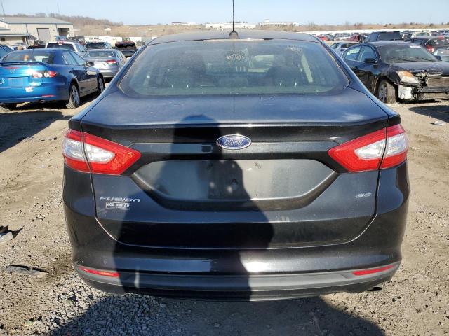 3FA6P0H71ER148484 - 2014 FORD FUSION SE BLACK photo 6