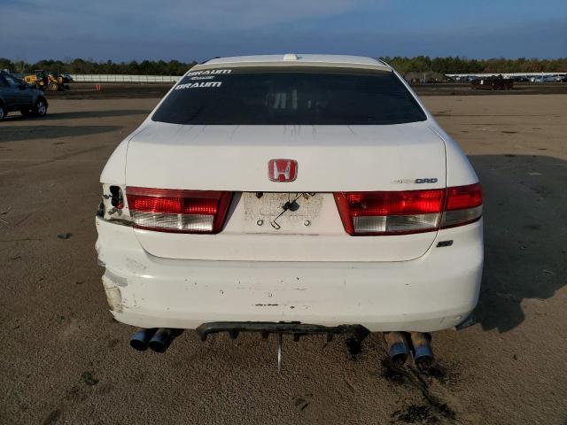 1HGCM66504A049241 - 2004 HONDA ACCORD EX WHITE photo 6