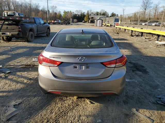 KMHDH4AEXDU713252 - 2013 HYUNDAI ELANTRA GLS GRAY photo 6