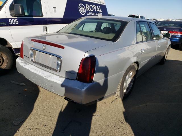 1G6KD54Y9YU299540 - 2000 CADILLAC DEVILLE SILVER photo 3