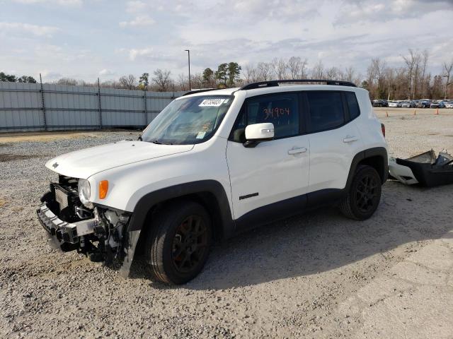 ZACNJABB2LPL89307 - 2020 JEEP RENEGADE LATITUDE WHITE photo 1