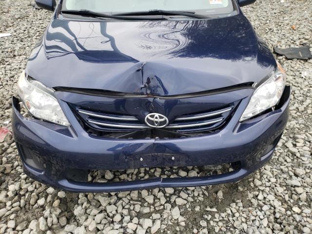 2T1BU4EE1DC026871 - 2013 TOYOTA COROLLA BASE BLUE photo 11